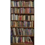 SIX SHELVES OF BOOKS, RUSSIAN HISTORY AND LITERATURE AND MISCELLANOUS GENERAL SHELF STOCK