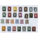 ASCENSION/ST.HELENA:1938-66 The mint Ascension collection inc. 1938-53 1/2d to 10/- selection with