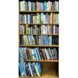 SIX SHELVES OF BOOKS, MISCELLANEOUS GENERAL SHELF STOCK, MAINLY HISTORY AND TRAVEL