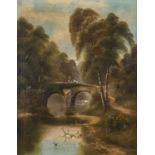 D ROSS, LATE 19TH C - RIVER SCENES, PROBABLY YORKSHIRE, A PAIR, BOTH SIGNED, OIL ON CANVAS, 49 X