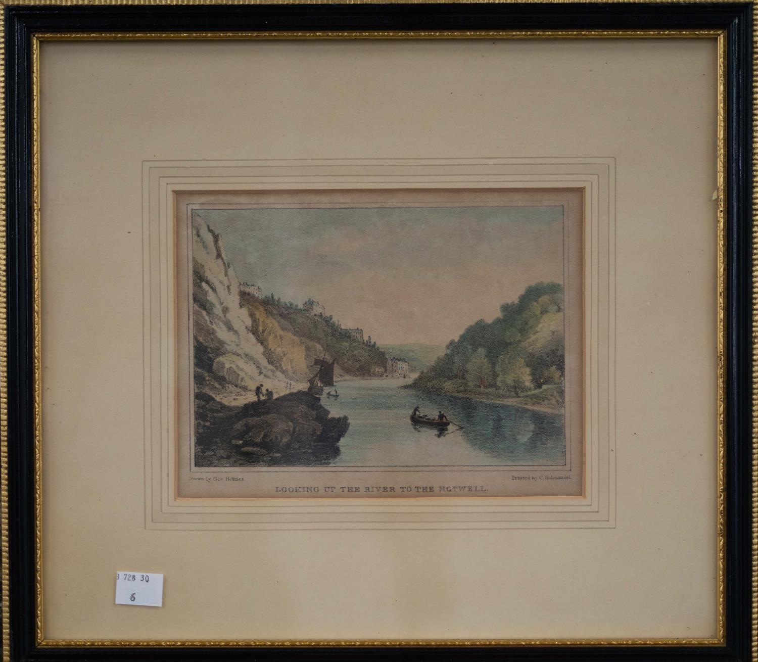 AFTER GEORGE HOLMES - VIEWS OF CLIFTON BRISTOL, A SET OF SIX, LITHOGRAPHS, PRINTED LATER,  HAND - Image 11 of 12