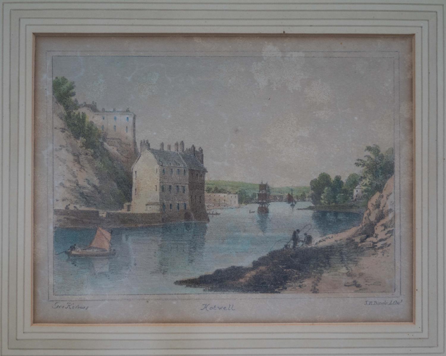 AFTER GEORGE HOLMES - VIEWS OF CLIFTON BRISTOL, A SET OF SIX, LITHOGRAPHS, PRINTED LATER,  HAND - Image 3 of 12