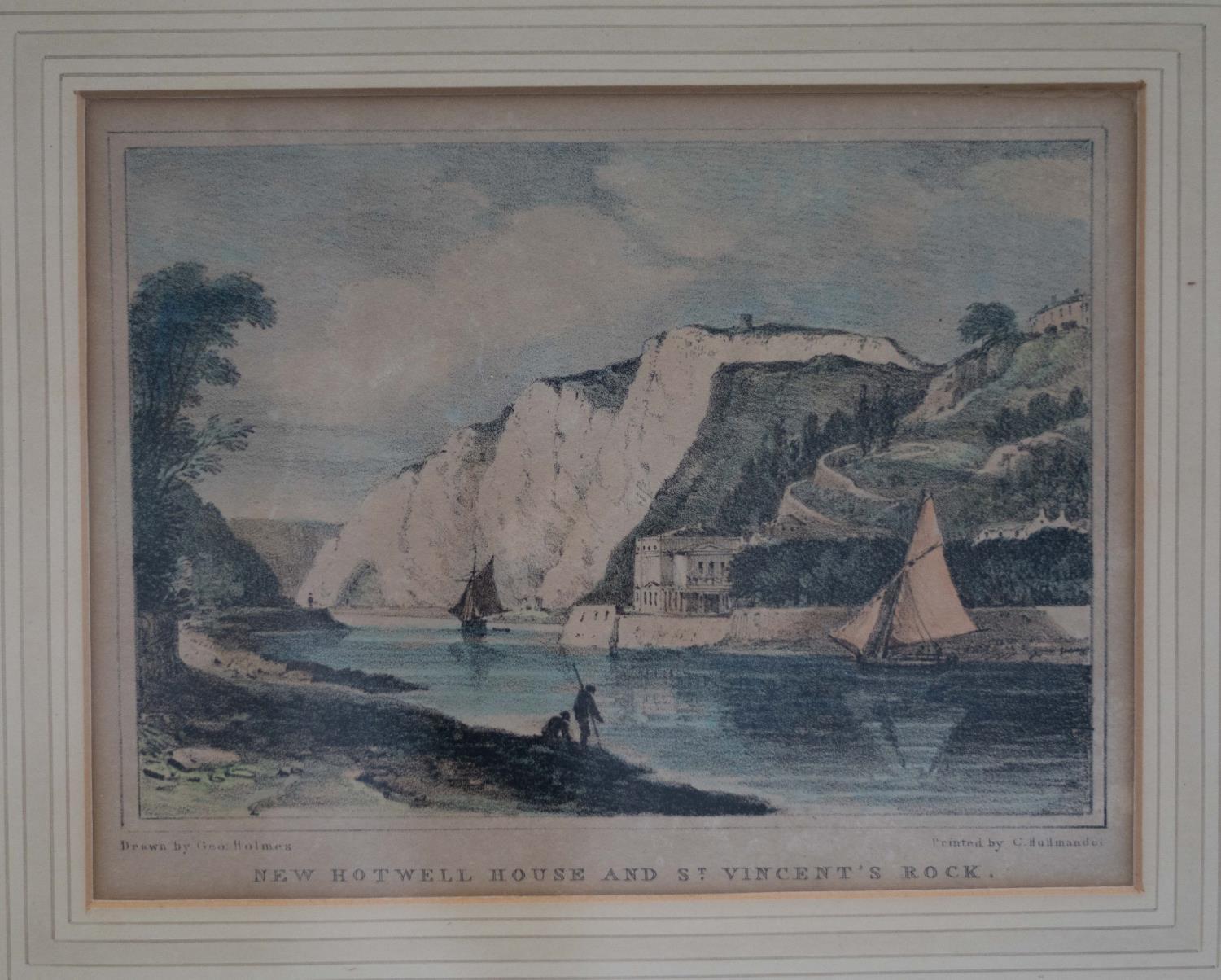 AFTER GEORGE HOLMES - VIEWS OF CLIFTON BRISTOL, A SET OF SIX, LITHOGRAPHS, PRINTED LATER,  HAND - Image 9 of 12