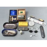 VINTAGE MEDICAL. AN EPNS AURISCOPE OR OTOSCOPE, ALLEN AND HANBURY'S LONDON, C1900, CASED, TWO