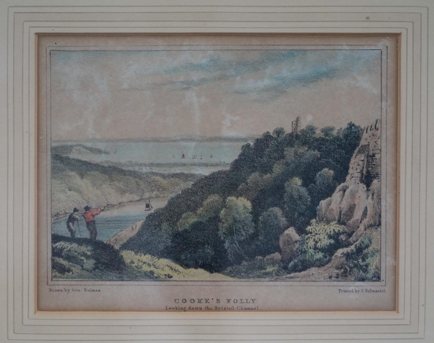 AFTER GEORGE HOLMES - VIEWS OF CLIFTON BRISTOL, A SET OF SIX, LITHOGRAPHS, PRINTED LATER,  HAND - Image 5 of 12