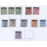 GIBRALTAR 1886-1953,the untidy mint & used collection inc. mint 1886 1/2d (3) to 6d, 1889 5c to