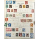 POSTAGE STAMPS.   AN ORIGINAL OLD COLLECTION IN S G IDEAL ALBUM, MAINLY EARLIER, GENERALLY SPARSE