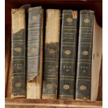 BRENTON  (EDWARD PELHAM) THE NAVAL HISTORY OF GREAT BRITAIN,  5 VOLS, PORTRAITS AND FOLDING