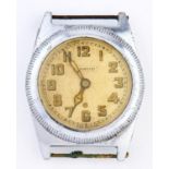 A Harwood chromium plated self winding  gentleman's wristwatch, c1930-40, with fifteen jewel