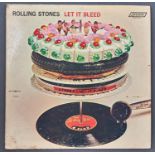 Vintage vinyl record. The Rolling Stones, Let it Bleed, demonstration copy, NPS4