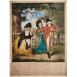 A collection of 18th and early 19th c English caricatures, politcal prints and engravings, including