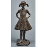 James Butler, RA (1931-) - The Little Dancer, bronze, even rich brown patina, signed, dated and