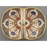 A Royal Crown Derby Old Imari pattern basket, printed mark