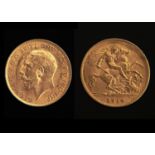 Gold Coin. Half Sovereign 1914