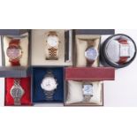 Seven Ingersoll and other fashion watches, boxed / cased Apparently as new
