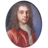 Benjamin Arlaud (1669-1719) - Portrait Miniature of a Nobleman called 'Prince Charles Stewart', in