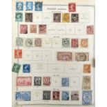 Postage Stamps.   An original old collection in S G ideal album, mainly earlier, generally sparse