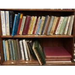 Art reference and collecting.  Two shelves of books to include Bennione, Antique Medical