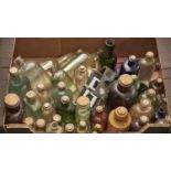 Antique Bottles. Various glass and stoneware beer and medicine bottles, etc, 19th c and later (