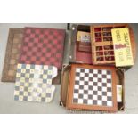 A quantity of Chess and Chessmen, including various reproduction sets and boards, etc