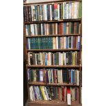 Six shelves of miscellaneous books