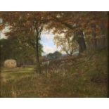 British School, 20th c - The Light Leaves Falling Fast, signed (Martin), dated 1911 and inscribed