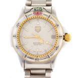 A Tag Heuer stainless steel self-winding  wristwatch, screw down crown, Tag Heuer bracelet, No