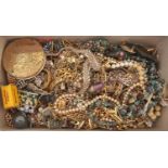 Miscellaneous costume jewellery, etc