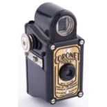 A Coronet Midget Sub-Mini black Bakelite camera, Birmingham, c1935 Good condition