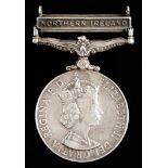 General Service Medal, one clasp Northern Ireland 25180034 PTE M Scott