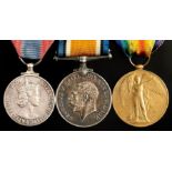 World War I pair, British War Medal and Victory Medal 564673 PNR H R Howett RE and Imperial