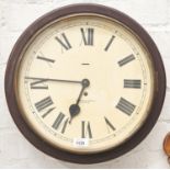 A WWIII bakelite wall timepiece, Smith's English Clocks Limited London, dated 1941, with painted