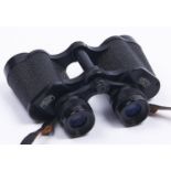 Binoculars. Zeiss Jenoptem 8x30 field glasses, leather case, maker's guarantee and leaflet,