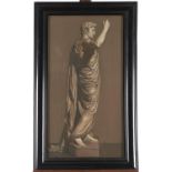 Miss E W Wheelright (fl. early 20th c; exhibited 1923) - Classical Sculpture; Draped Figure Study,