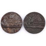 WWI, Lusitania Medal (2)