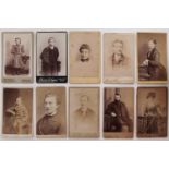 19th c Photographs. Miscellaneous cartes de visite, by various British, German and French