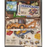 Miscellaneous models and toys, including Meccano, etc