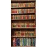 Six shelves of books, to include Everyman's Library and general shelf stock