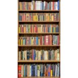 Six shelves of books, miscellaneous general shelf stock