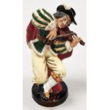 A Royal Doulton earthenware figure of The Fiddler, 1956-1962, 21.5cm h, impressed and printed marks,