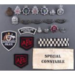 Police. Miscellaneous badges and other insignia, including Derby Borough Police, Metropolitan