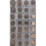 Twenty eight Turkish and other Islamic coins, including silver