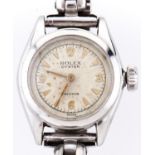 A Rolex stainless steel lady's wristwatch, Oyster Precision, 23mm