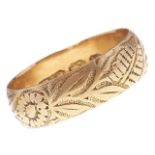 A Victorian 18ct gold wedding band, Birmingham 1896, 3.5g, size M Good condition