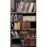 Five shelves of books, to include fine art, biography, Works of Algernon Charles Swinburne, 6