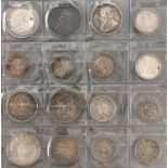 Silver Coins. Various, including South Africa, Kruger period (16)