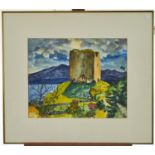 Rigby Graham (1931-2015) - Minard Castle, signed, dated 26 May '84 and inscribed, pen, ink and