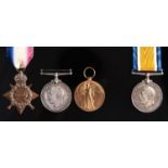 WWI group of three, 1914-15 Star, British War Medal and Victory Medal 2364 Pte A Isherwood Manch R