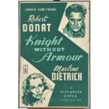 London Film Posters. Alexander Korda's production of Knight Without Armour (1937) starring Robert