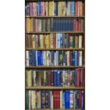 Six shelves of books, miscellaneous general shelf stock